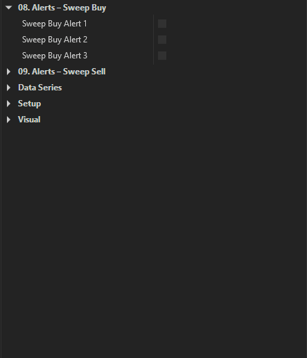 08. Alerts – Sweep Buy